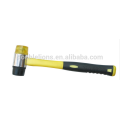 Doubel plastic coating handle soft face hammer,hand tools